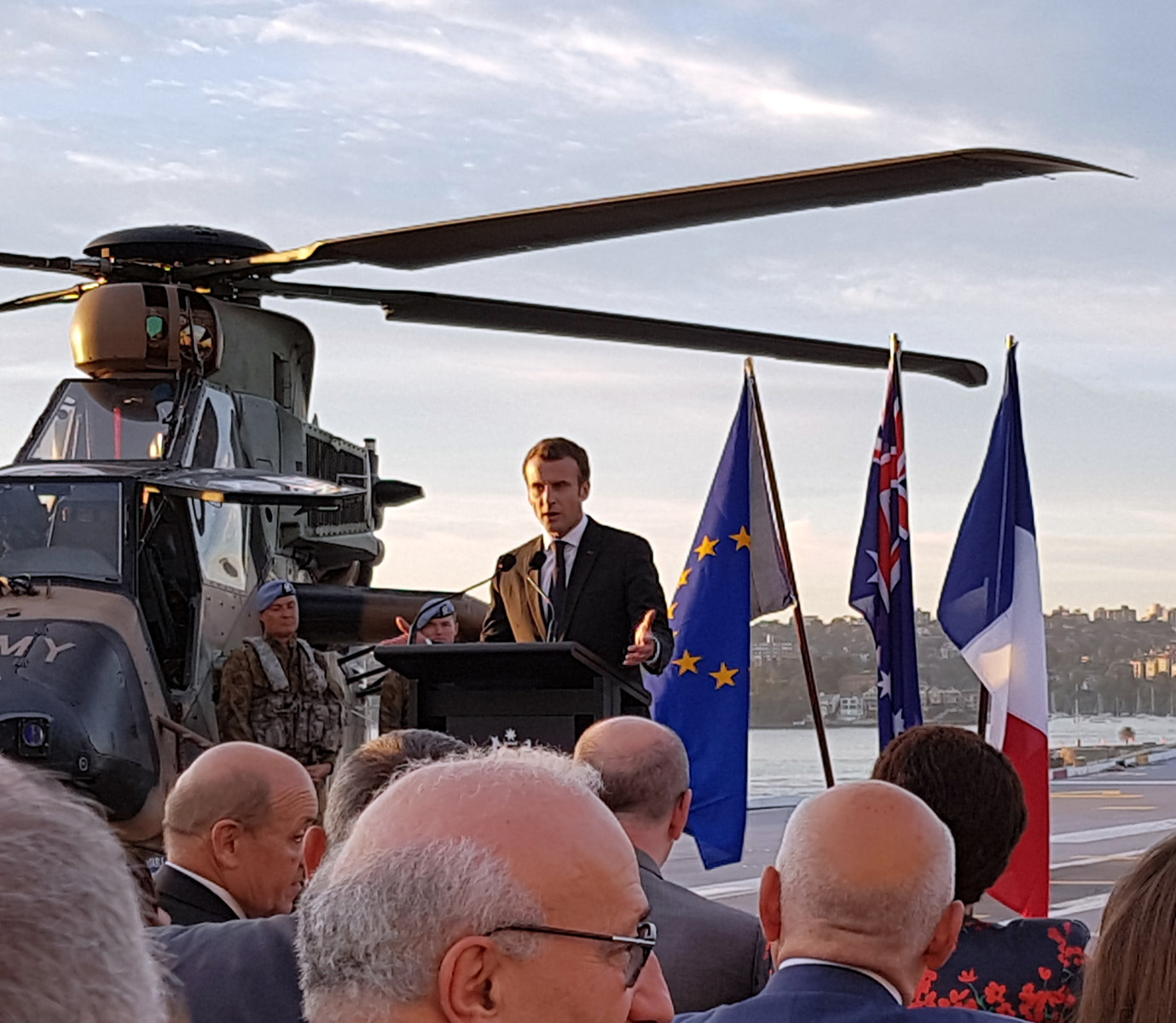 Discours EM Porte avion L